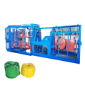 4 strands high efficiency pp rope twisting plastic rope making machine